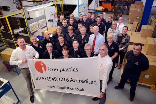 Icon Plastics achieves highest standards accreditation